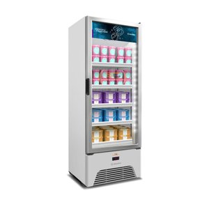 Freezer Vertical Porta de Vidro Sorvetes e Congelados 497L VF50AH Optima Branca 220v - Metalfrio