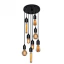 Ver imagem 1 de Lustre Pendente Luminária Retro Md-4162/8 Suporte para Lâmpada / Não Inclusa
