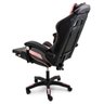 Cadeira Gamer Stillus Ergonômica com Apoio para Os Pés - Preto e Rosa - 7