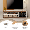 Ver imagem 3 de Rack com Prateleira Viena 130cm para TV 50" Byhouse