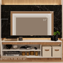 Ver imagem 5 de Rack com Prateleira Viena 130cm para TV 50" Byhouse