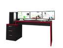 Ver imagem 1 de Mesa para Computador Notebook Drx 5000 Preto/vermelho - Fdecor