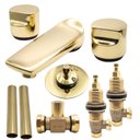 Ver imagem 2 de Misturador Mesa Sigma Bica Baixa Lavatório Gold Dourado Deca - 1875d65