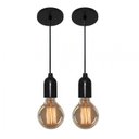Ver imagem 1 de Kit/2 Lustre Pendente Luminária Md-4149 Suporte para Lâmpada / Não Inclusa