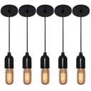 Ver imagem 1 de Kit/5 Lustre Pendente Luminária Md-4149 Suporte para Lâmpada / Não Inclusa