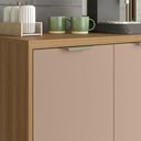 Ver imagem 5 de Balcão de Cozinha 80 Cm Colors 2 Portas 100% Mdf Freijó/pinole - Kits Paraná