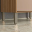 Ver imagem 6 de Balcão de Cozinha 80 Cm Colors 2 Portas 100% Mdf Freijó/pinole - Kits Paraná