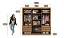 Ver imagem 5 de Guarda-Roupa New Vértice 6 Gavetas com Espelho Fendi Novo Horizonte