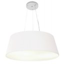 Ver imagem 1 de Lustre Pendente Cone Md-4002 Cupula Tecido 21/60x50cm Branco