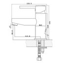 Ver imagem 3 de Torneira Misturador Monocomando Aqua 28751 Cromado Vitta