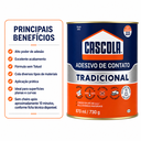 Ver imagem 2 de Adesivo Cascola Tradicional 730GR sem Toluol Henkel Incolor