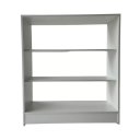 Ver imagem 2 de Balcão com Prateleira 100% Mdf Lojas e Comércios Branco Desmontado - Suprema Móveis