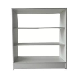 Balcão com Prateleira 100% Mdf Lojas e Comércios Branco Desmontado - Suprema Móveis - 2