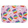 Tapete para Quarto Estampado Pop It Rosa 60cm X 40cm - Base Antiderrapante Dourados Enxovais - 2