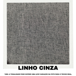 Sofá 4 Lugares Beny com Chaise Esquerdo Linho Cinza - 7