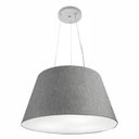 Ver imagem 2 de Lustre Pendente Cone Md-4141 Cupula Tecido 30/50x35cm Rustico Cinza