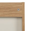 Ver mais imagens de Mesa de Cabeceira Lys 2 Gavetas 1 Prateleira 43 Cm X 38 Cm Tauari/dourado