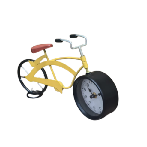 Relogio Mesa Bicicleta/ 8 em metal bc bl48938-2 - 3