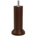 Ver imagem 2 de 2 Pés Cama Box e Cabeceira Universal Castor Gazin Ortobom Pe de 13cm Tabaco