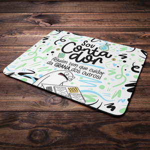Mouse Pad Flork Profissões - Sou Contador - 22x18