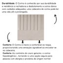 Ver imagem 5 de Cabeceira Estofada de Cama Casal Queen 160 Cm Alice Corino:bege