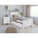 Ver mais imagens de Cama Solteiro Bibox 2 Gavetas Athenas - Lopas Branco