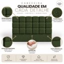 Ver imagem 6 de Cabeceira Cama Box King 193cm Estofada Bouclé Boss:Verde
