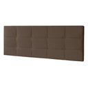 Ver imagem 6 de Kit Painel e Calçadeira Baú Solteiro 0,90m Roma Suede - Pallazio Cor Marrom