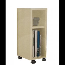 Mesa De Cabeceira Nicho Em Mdf Natural Com Rodizio - 1
