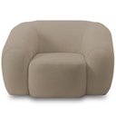 Ver imagem 6 de Poltrona Decorativa Orgânica para Sala Living Emery M05 Bouclê Bege - Lyam Decor