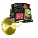 Ver imagem 2 de Kit 2 Arandela Dourado De Cupula Tradicional Bar