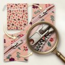 Ver imagem 7 de Saco Impermeável Zíper Roupa Suja Umida Flores Rosa Infantil