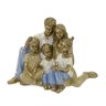 Escultura Família Decorativa Casal com Três Filhos - 1