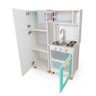 Kit Mini Cozinha Infantil com Geladeira Eita Casa Perfeita Azul Turquesa - 6