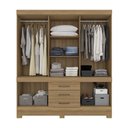 Ver imagem 3 de Guarda Roupa New Murano Casal 10 Portas - Amêndola Touch Demóbile