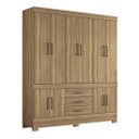 Ver imagem 2 de Guarda Roupa New Murano Casal 10 Portas - Amêndola Touch Demóbile