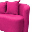 Ver mais imagens de Sofá Decorativo Montreal 150cm Orgânico Veludo Rosa Pink