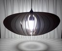 Ver imagem 1 de Luminária Teto tipo Pendente em MDF - Completa: Marrom