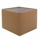 Ver imagem 1 de Cupula em Tecido Quadrada Abajur Luminária CP-4077 30/50x50cm Palha