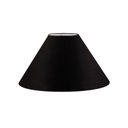 Ver imagem 1 de Cupula em Tecido Cone Abajur Luminária CP-4078 25/40x15cm Preto
