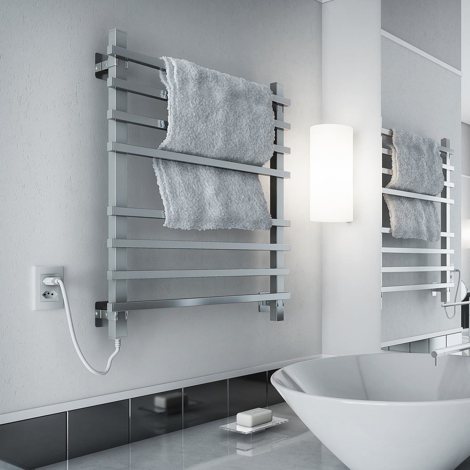 Aquecedor de Toalhas Térmico Seccare Inox Concetto Voltagem: 110v - 3