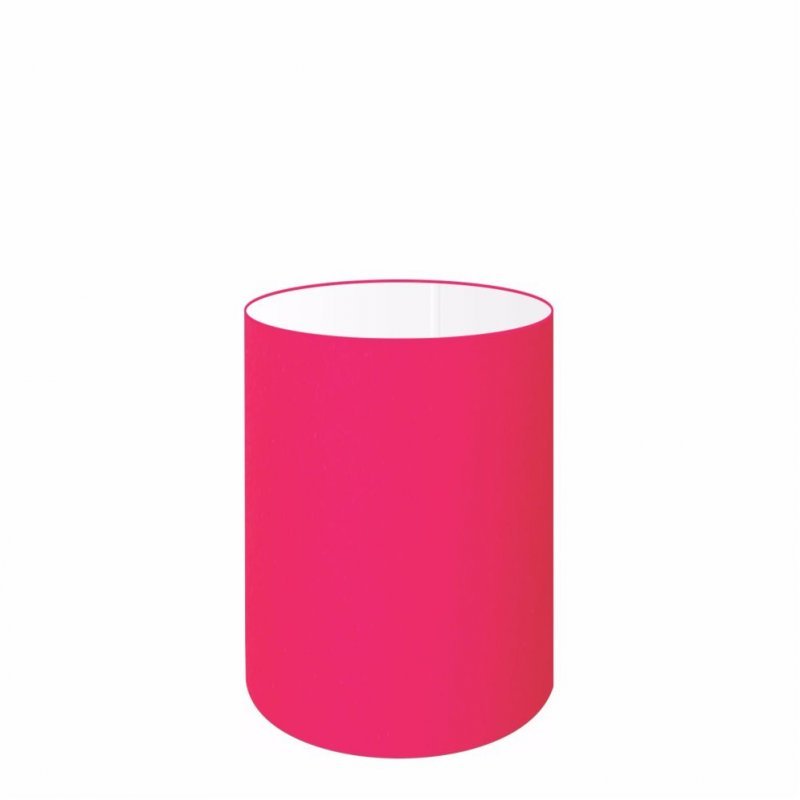 Cupula em Tecido Cilindrica Abajur Luminária CP-4012 18x25cm Rosa Pink - 1
