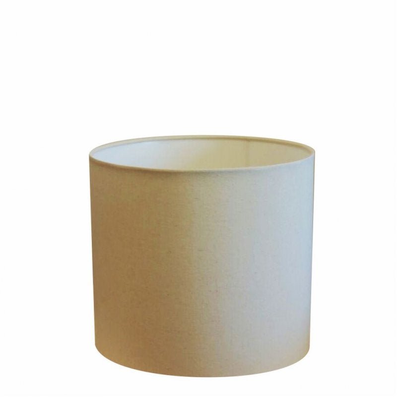 Cupula em Tecido Cilindrica Abajur Luminária CP-4113 30x25cm Algodao Cru - 1