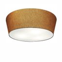 Ver imagem 1 de Plafon Sobrepor Cone Md-3004 Cupula Tecido 15/50x40cm Palha