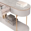 Ver imagem 7 de Aparador para Sala de Estar Orgânico Industrial Beca D05 Bali Quartzo - Lyam Decor