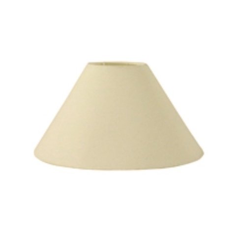 Cupula em Tecido Cone Abajur Luminária CP-4078 25/40x15cm Algodao Cru