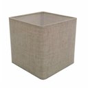 Ver imagem 1 de Cupula em Tecido Quadrada Abajur Luminária CP-25/25x25cm Rustico Bege