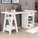 Ver imagem 2 de Mesa Cavalete Bali Branco Carmolar