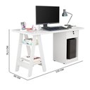 Ver imagem 4 de Mesa Cavalete Bali Branco Carmolar