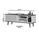 Ver imagem 2 de Rack Bancada New Bristol Cedro/bali La 136 - Dj